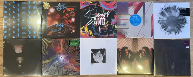 new and sealed electro and dance vinyl job lot x10 LP records 12"