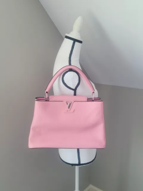 Limited Edition Louis Vuitton Capucines mm Handbag Strap in Braided Raffia, GHW