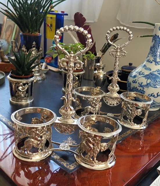 Paire De Salerons En Argent Massif - Gruhier (père & Fils) - Fin XIXème - Bon état
