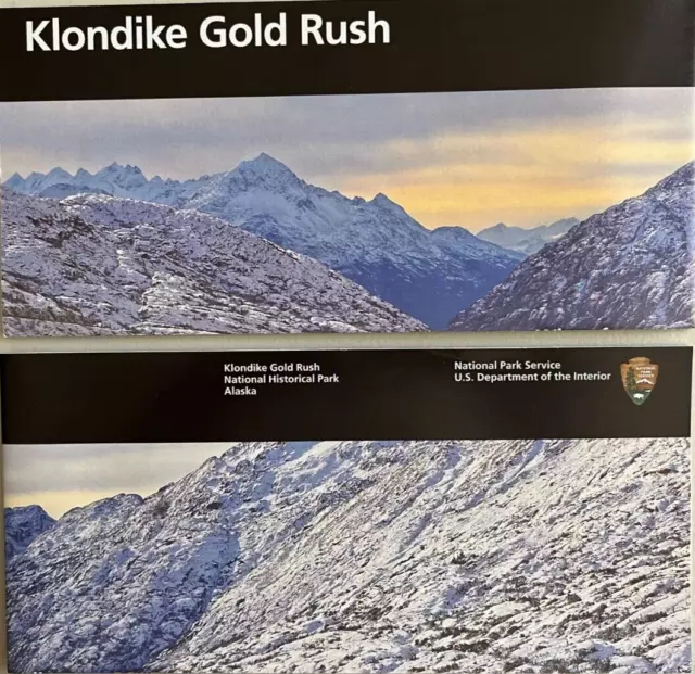 Newest KLONDIKE GOLD RUSH - Alaska   NATIONAL PARK SERVICE UNIGRID BROCHURE  Map