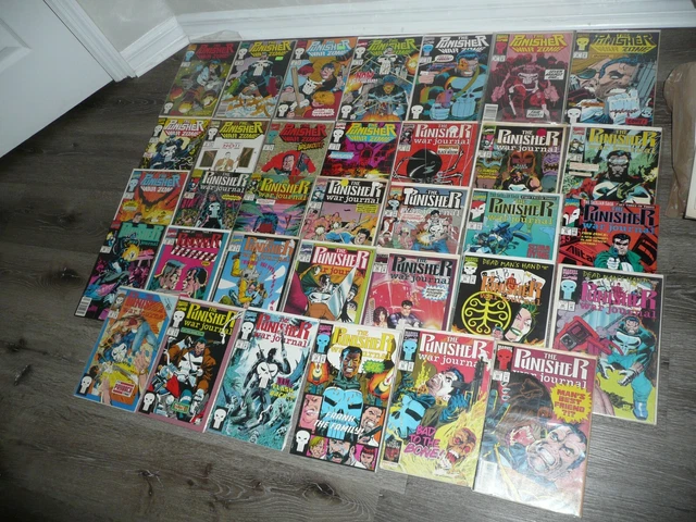 Punisher War Zone & War Journal Lot of 34 - 1st Appearance of Lynn Michaels Punisher War Zone & War Journal Lot of 34 - 1st Appearance of Lynn Michaels