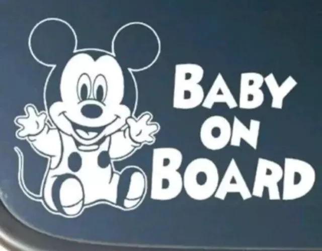 Baby On Board Sticker Funny Car Child Children Window Bumper Sticker Decal Vinyl