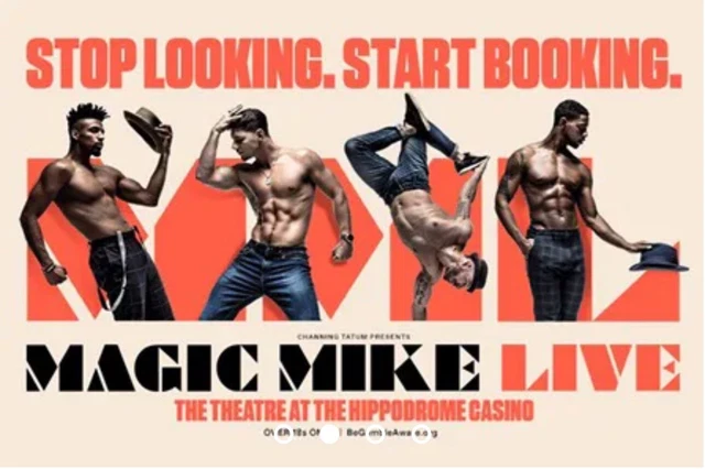 virgin experience voucher For Magic Mike Expires 21/12/2023