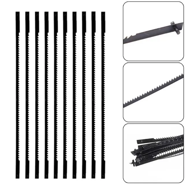 For: Hojas de sierra de desplazamiento de plástico madera metal blando 10 piezas 132 mm negro