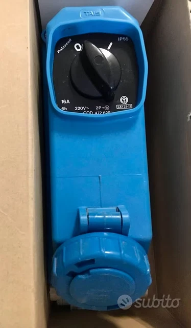 Presa Industriale Palazzoli 479420 Interbloccata Da Incasso IP44 16A 3P+N+T 415V