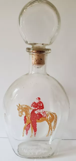 Vintage Heaven Hill Bourbon Whiskey Bottle - Horse Shoe Decanter Infinity Bottle
