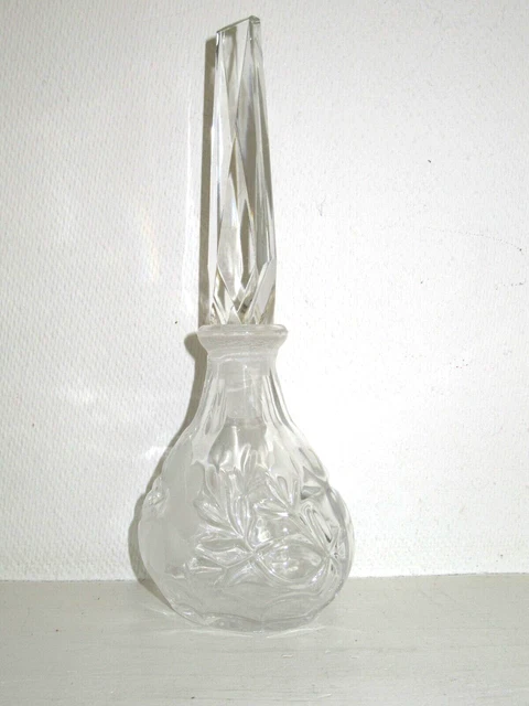 Vintage Crystal Perfume Bottle Stopper German Heritage Romance Princess House