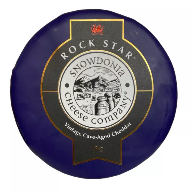 Snowdonia Rockstar Cave Aged Welsh Cheddar 1.5kg