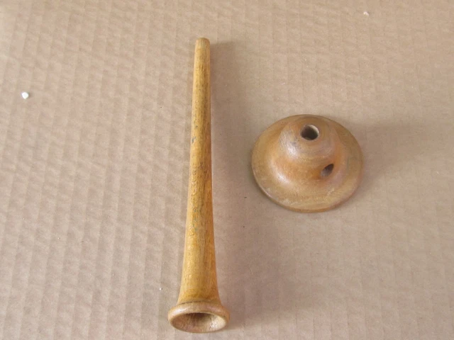 Rare Antique Wooden Stethoscope Doctors Medical Tool