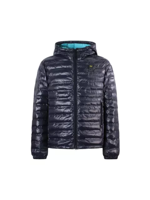 Veste Blauer Modèle Court Avec Doublure, Fermeture à Glissière, Hommes Couleur