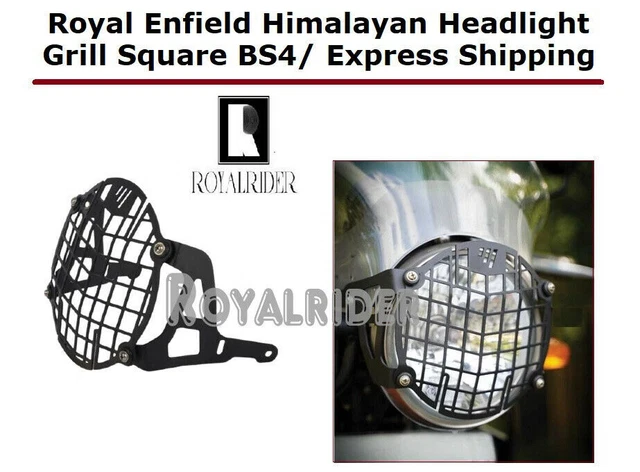 Grille De Protection Phare Pour Royal Enfield Himalayan 450 2024 - Acier 2mm, Look Tout-Terrain