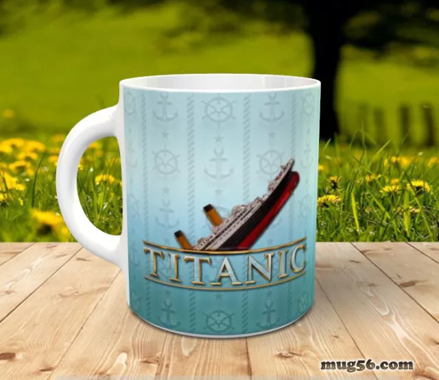 bretagne 001 titanic breton - mug tasse céramique prénom