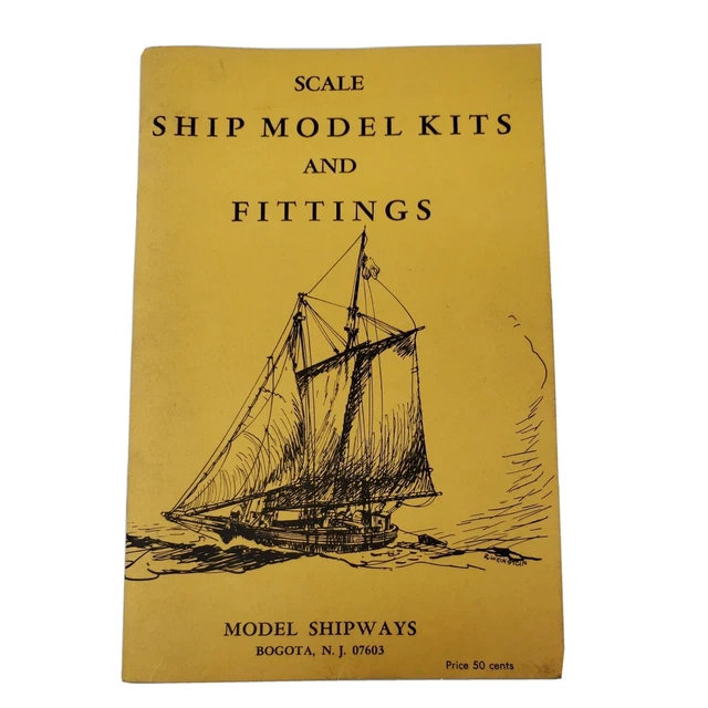 SHIPWAYS MODEL VINTAGE 1971 Catalog Scale Ship Model Kits And Fittings