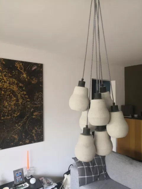 Suspension lampe lustre En béton Design