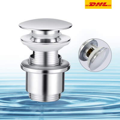 POP UP scadenza Set scadenza valvola con overflow per lavandino lavabo cromo 
