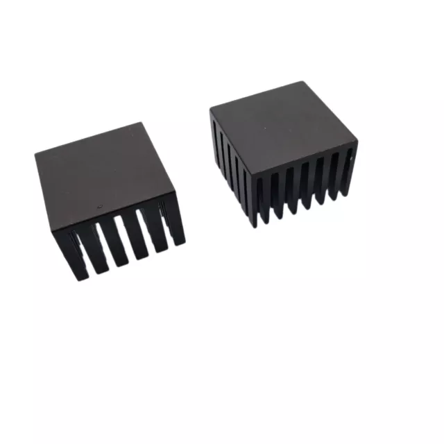 US Stock 10pcs 28 x 28 x 20mm Heat Sink Cooling Aluminum Heatsink CPU IC LED 2