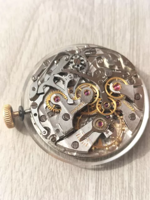 1940s LONGINES CHRONOGRAPH CAL. 30CH ORIGINAL WATCH MOVEMENT COMPLETE & WORKING! 2