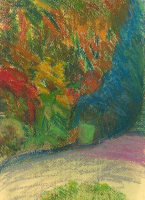 Intermède De Stratford Park Pastel Du 20Ème Siècle Alan England 