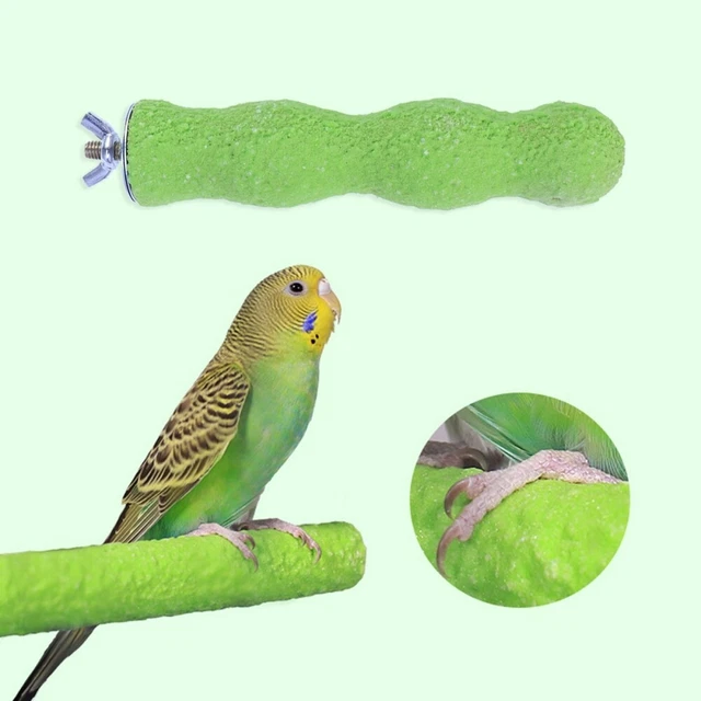 Accesorios para jaula juguetes para pájaros perchas planas para pájaros jaula para pájaros perca pájaros