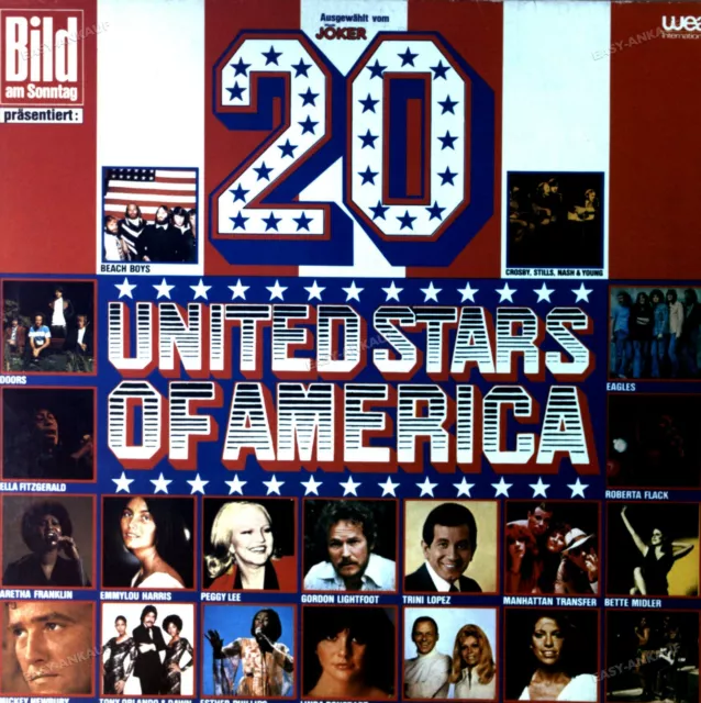 Various - 20 United Stars Of America LP (VG/VG) .