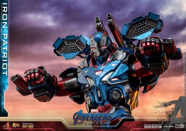 Marvel: Avengers Endgame - Iron Patriot 1:6 Scale Figure Hot Toys DIECAST 2