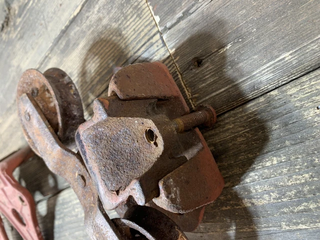 Allith Prouty co barn door pulley pullies vintage antique sliding door 3