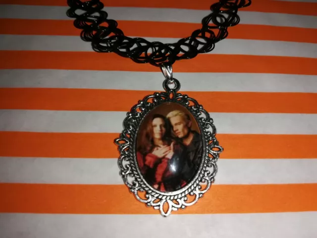 Buffy The Vampire Slayer Spike And Drusilla Choker Necklace Fashion Jewellery...