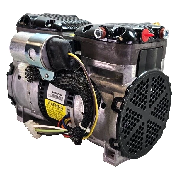 GAST 87R647 ROCKING Dual Piston Air Compressor, Oil-Less, 1/2HP, 50PSI ...