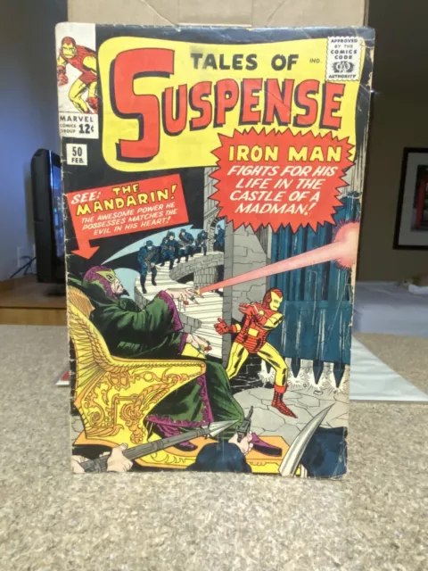 Tales of Suspense #50 (1965 Marvel Comics) 1st Appearance Mandarin Comic Book 2