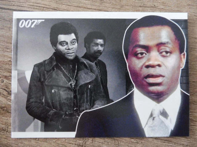 Carte James Bond "Dr Kananga  / Mr Big"