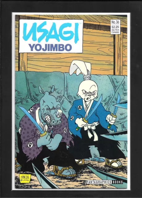Usagi Yojimbo #36 (1992): Fantagraphics Books! Stan Sakai Cover Art! TMNT! VF/NM