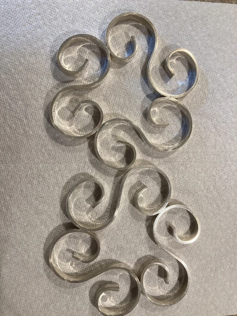 Christopher Collection Gallia Silver Plate Trivets (2) Early Mid Century