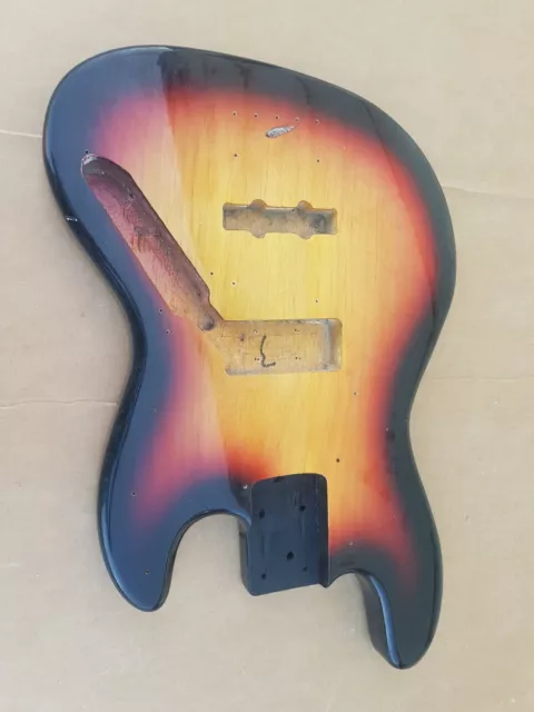 Sunburst J Bass Body