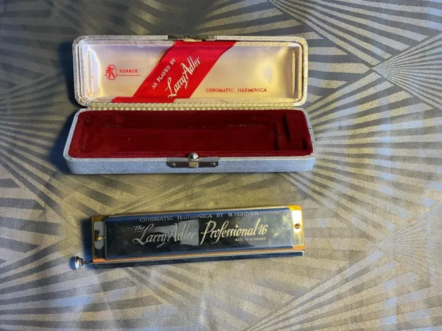 HARMONICA CHROMATIC HOHNER de LARRY ADLER PROFESSIONEL 16  7574/64 M 2