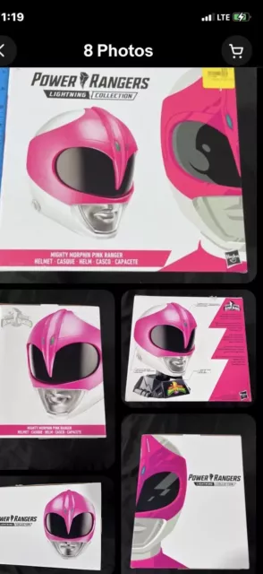 Hasbro Power Rangers Lightning Collection Mighty Morphin Pink Ranger Helmet