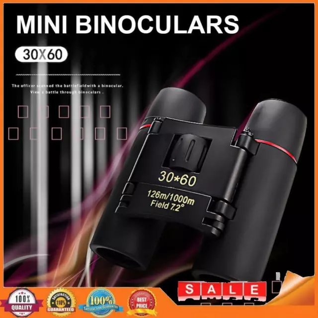 30x60 Mini Portable Binoculars with Low Light Night Vision for Outdoor Bird