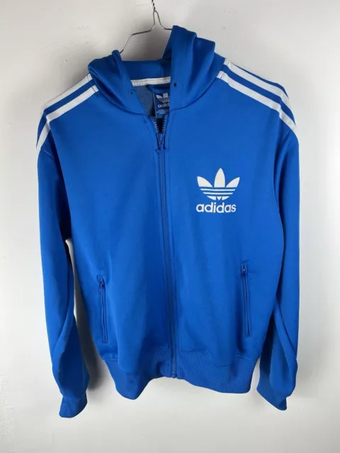 Pull adidas bleu et blanc outlet