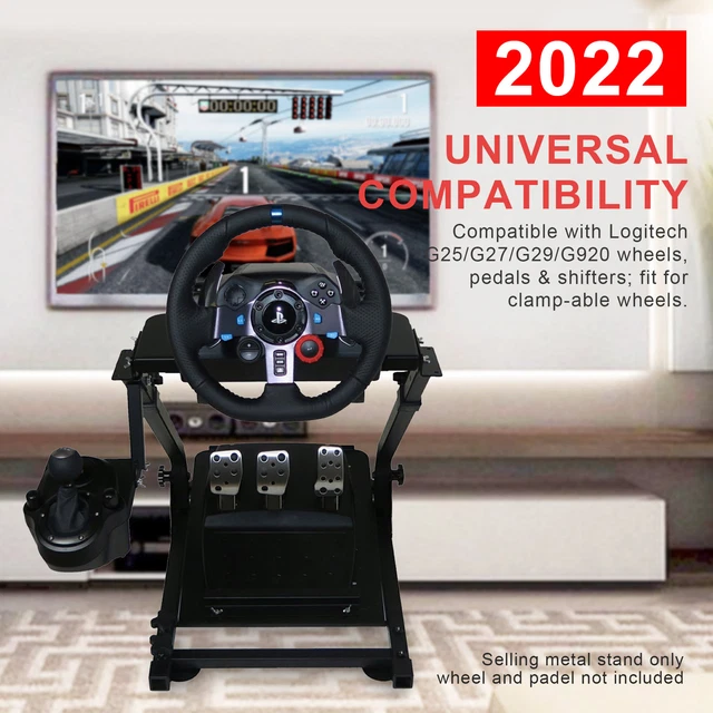 UPGRADED FOLDABLE G29 Racing Steering Wheel Stand Driving Stimulator