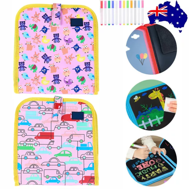 Kids Erasable Doodle Book Toddlers Toys Reusable Drawing Pads with Pen Set Gift