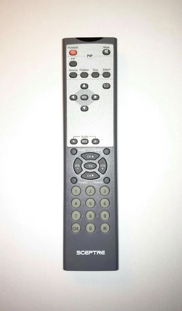 Sceptre TV PIP Remote Control Model UR55CEC054T Gray Tested Working Genuine OEM