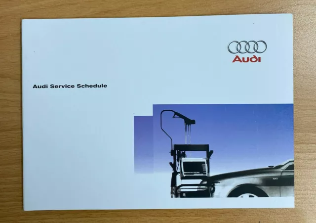 💯Genuine Audi Service Book All Models A1 A2 A3 A4 A5 A6 A8 S3 S4 S6 Tt Q5 Q7