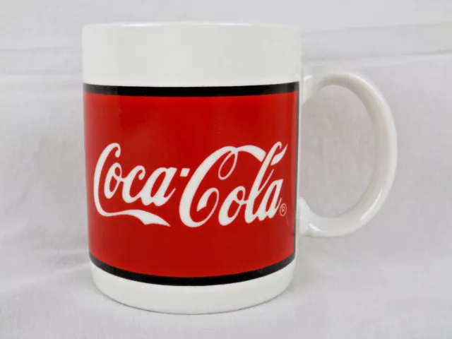 Coca Cola Coffee Tea Mug 1996 Gibson Coke Cup Red White Collect