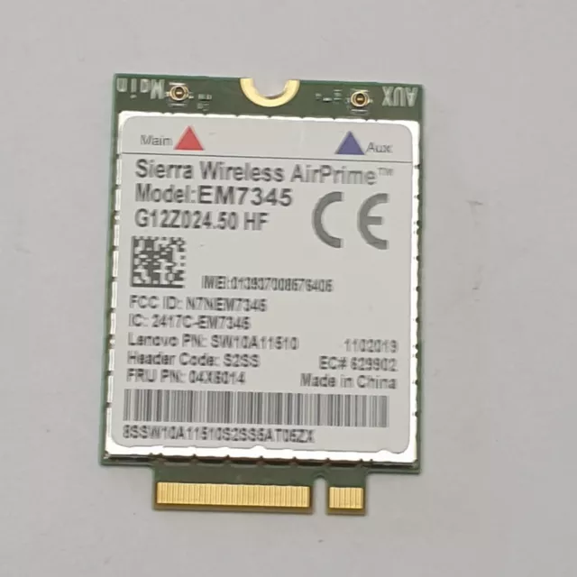 Lenovo ThinkPad T440p WWAN Karte 4G Modul UMTS Card EM7345