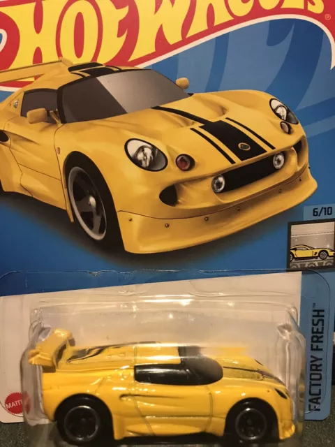 Hot Wheels LOTUS SPORT ELISE Factory Fresh #136/250 Yellow 6/10 New