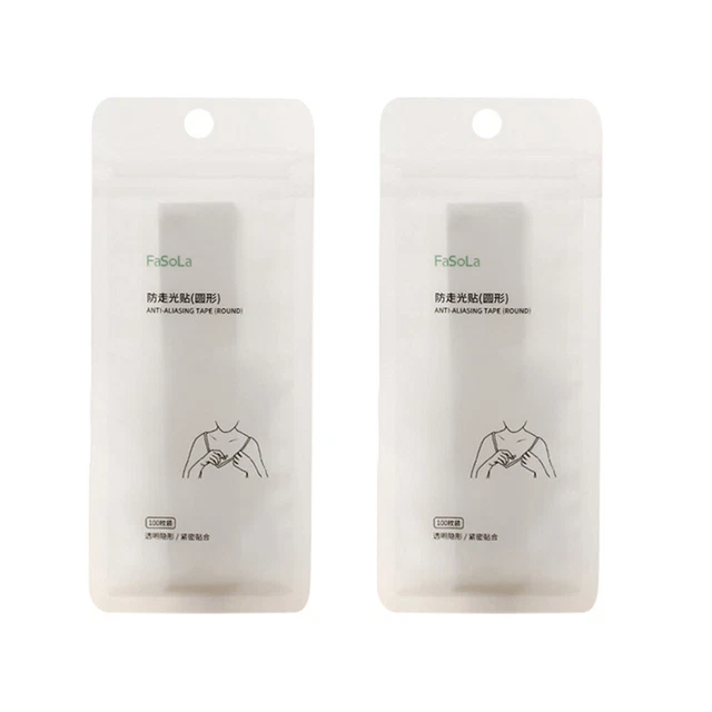 200 piezas Cintas Adhesivas para Escote Doble Cara Ropa Cuerpo Ropa Interior