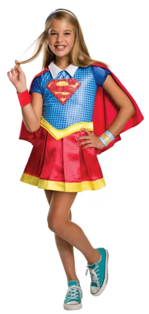 Rubie's Official Girl's Dc Super Hero Deluxe Supergirl Costume - Small