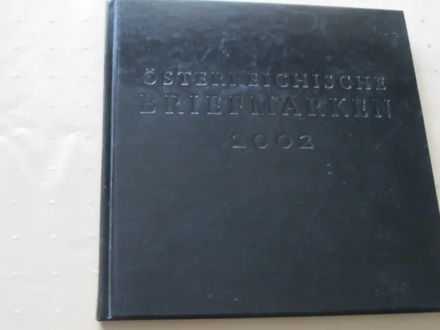Limitiertes Jahrbuch, Österreichische Post AG, 2002,Orginal Marken,Sonderedition
