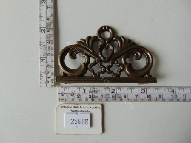 Original Brass Under Case Ornament For A Dutch One Day Zaandam Or Zaanse Clock