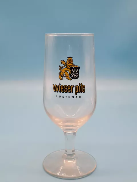 Lustenau Wieser Brauerei Bierglas Bier Glas alt Pils