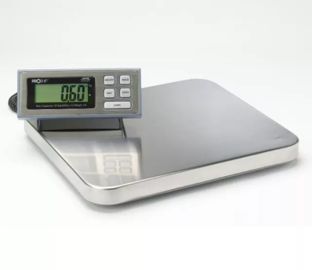 PROSHIP LARGE Digital 181Kg 400lb Heavy Duty Postal Parcel Platform Scales Weigh